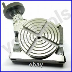 100MM 4 Rotary Table 4 Slot Horizontal Vertical Milling Anchor