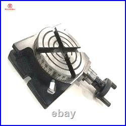 100mm /4Rotary Table Horizontal & Vertical + self centering Chuck 3 Jaws 80mm