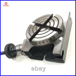 100mm /4Rotary Table Horizontal & Vertical + self centering Chuck 3 Jaws 80mm