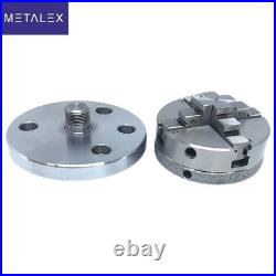 100mm HV4 Rotary Table + 65mm 4 Jaw Self Centering Chuck Back Plate Milling Set