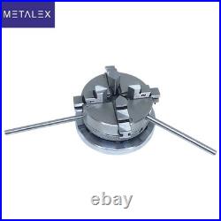 100mm HV4 Rotary Table + 65mm 4 Jaw Self Centering Chuck Back Plate Milling Set