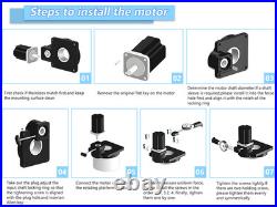 101 Hollow Rotary Actuator High Accuracy Rotating Platform For Nema17 23 Motor