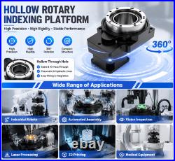101 Hollow Rotary Actuator High Accuracy Rotating Platform For Nema17 23 Motor