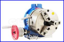 10 H/V Rotary Table With 10 3 Jaw Front Mount Self Centering Chuck