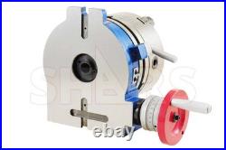 10 H/V Rotary Table With 10 3 Jaw Front Mount Self Centering Chuck