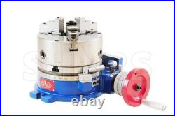 10 H/V Rotary Table With 10 3 Jaw Front Mount Self Centering Chuck