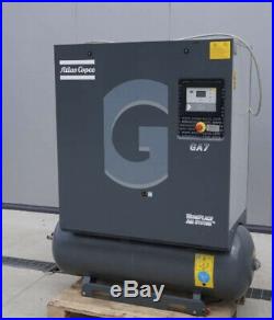 10hp GA7 Atlas Copco rotary screw air compressor