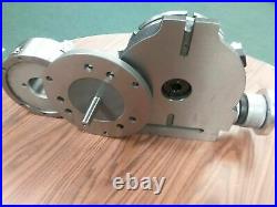 12 PRECISION HORIZONTAL VERTICAL ROTARY TABLE & 10 3 jaw chuck top&bottom jaws