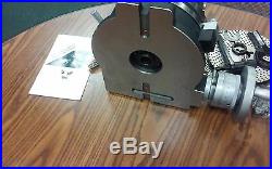 12 PRECISION HORIZONTAL & VERTICAL ROTARY TABLE w. 3jaw chuck & index plates-ne