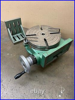 12 Precision Horizontal & Vertical Rotary Table & 6x9 Angle Plate