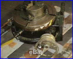 12 Rt-12 T-slotted Horizontal/vertical Manual Rotary Table #28553