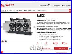 2019 Haas Ha5c3 3 Head Rotaries In Excellent Condition S/n 701779