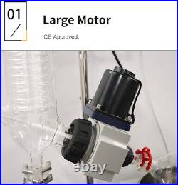 2L Lab Evaporator Rotary Evaporator Rotovapor for Distillation Extraction RE-201