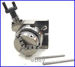 380 mm Low Milling Rotary Table (65mm 3Jaws Chuck, Back Plate & M6 Clamp Kits)