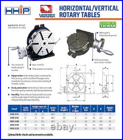 3900-2316 Horizontal/Vertical Rotary Table, 6