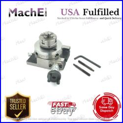 3Inch II 80 mm Low Profile Milling Rotary Table 50 mm 4 Jaws Chuck 3Inch II 80 mm Low Profile Milling Rotary Table 50 mm 4 Jaws Chuck