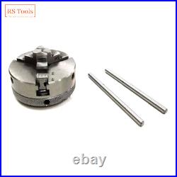 3 75 mm Rotary Table Horizontal & Vertical + 65 mm 3 jaw self centering chuck