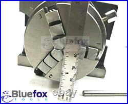 3 75mm Rotary Table Horizontal Vertical + 65mm 3 jaw self centering chuck