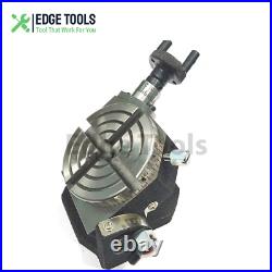 3/75mm Tilting Rotary Table With 65 mm Mini Lathe Chuck For Milling Machine USA 3/75mm Tilting Rotary Table With 65 mm Mini Lathe Chuck For Milling Machine USA