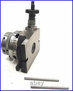 3/ 80 MM Rotary Milling Table With 80 MM Round Vice Vise, M6 Clamp Kit & Small