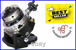 3(80 mm)Tilting Rotary Table + 50mm Chuck Centering Self with Back Plate+Tnut. / 3(80 mm)Tilting Rotary Table + 50mm Chuck Centering Self with Back Plate+Tnut. /
