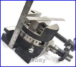 3 (80mm) Milling Indexing HV Rotary Table with Round Vice-Metal Working-USA