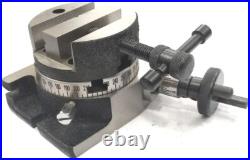 3(80mm) Milling Indexing Horizontal Vertical Rotary Table with Round Vice-USA 3(80mm) Milling Indexing Horizontal Vertical Rotary Table with Round Vice-USA