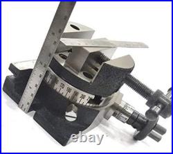 3(80mm) Milling Indexing Horizontal Vertical Rotary Table with Round Vice-USA 3(80mm) Milling Indexing Horizontal Vertical Rotary Table with Round Vice-USA