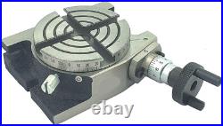 3(80mm) Milling Indexing Horizontal Vertical Rotary Table with Round Vice-USA 3(80mm) Milling Indexing Horizontal Vertical Rotary Table with Round Vice-USA