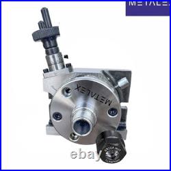 3 80mm Rotary Table ER20 Collet Chuck Adapter Gear Cutting Indexing Tool Set
