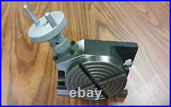 3 HORIZONTAL & VERTICAL PRECISION ROTARY TABLE, Part#TTSL-75- NEW