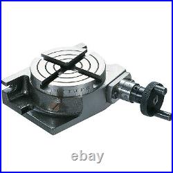 3 INCH 80mm ROTARY TABLE WITH SUITABLE SINGLE BOLT TAILSTOCK AND BACKPLATE
