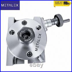 3 Inch 75mm Rotary Table ER16 Collet Chuck Adapter Gear Cutting Indexing Tool