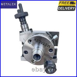 3 Inch 75mm Rotary Table ER16 Collet Chuck Adapter Gear Cutting Indexing Tool