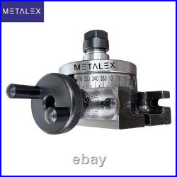 3 Inch 75mm Rotary Table ER16 Collet Chuck Adapter Gear Cutting Indexing Tool