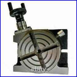 3 Inch 80mm Rotary Table H/V 4 Milling Slots And Suitable Single Bolt Tailstock