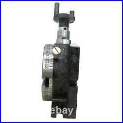 3 Inch 80mm Rotary Table H/V 4 Milling Slots And Suitable Single Bolt Tailstock