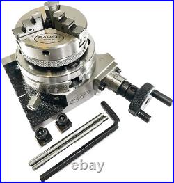 3 Inches (75Mm) 4 Slots Horizontal and Vertical (H/V) Rotary Table with 65Mm 3 3 Inches (75Mm) 4 Slots Horizontal and Vertical (H/V) Rotary Table with 65Mm 3