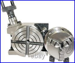 3 Inches (75Mm) 4 Slots Horizontal and Vertical (H/V) Rotary Table with 65Mm 3 3 Inches (75Mm) 4 Slots Horizontal and Vertical (H/V) Rotary Table with 65Mm 3