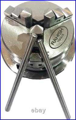 3 Inches (75Mm) 4 Slots Horizontal and Vertical (H/V) Rotary Table with 65Mm 3