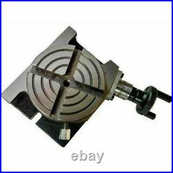 3 Precision Rotary Table 80mm HV Horizontal Vertical Low Profile 4 Slot Milling
