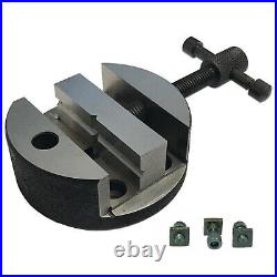 3 Rotary Table 4 Slots With Vise 80mm Round Vice With Tailstock & Clamping Kit