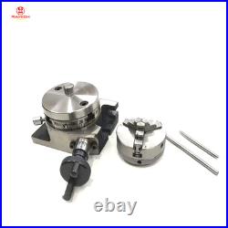 3 Rotary Table Horizontal 75 m & Vertical + 65 mm 3 jaw self centering chuck