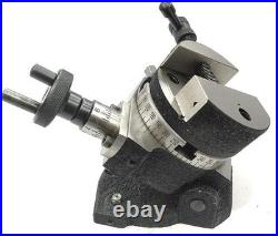 3 Rotary Tilting Table 4 Slot with Vise + 65mm Self Centering 3 Jaw Chuck