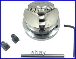 3 Rotary Tilting Table 4 Slot with Vise + 65mm Self Centering 3 Jaw Chuck
