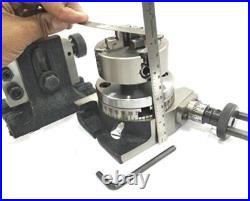 3 Rotary table combo -Collet, Round Vice, Tailstock, Clamp KIt, Chuck & Back Plate