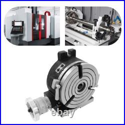 3-Slot Rotary Table Horizontal Vertical Rotary Table For Milling Machine 100kg