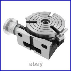 3-Slot Rotary Table Horizontal Vertical Rotary Table For Milling Machine 100kg