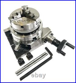 3 inches (75mm) 4 slots Horizontal and Vertical (H/V) Rotary Table with