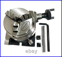 3 inches (75mm) 4 slots Horizontal and Vertical (H/V) Rotary Table with